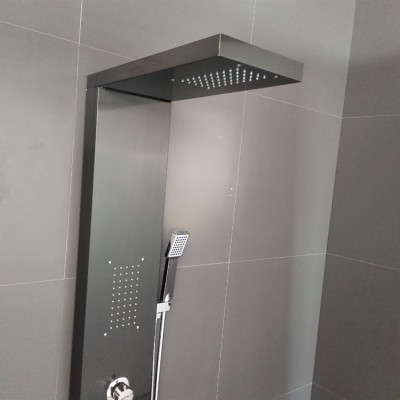 Outdoor Shower Panel Stainless Steel Led Massage With Faucet Bathroom Fittings