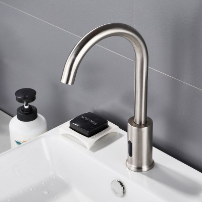 Cheapest deck mounted hand free brass automatic sensor faucet HY-71018D/AD