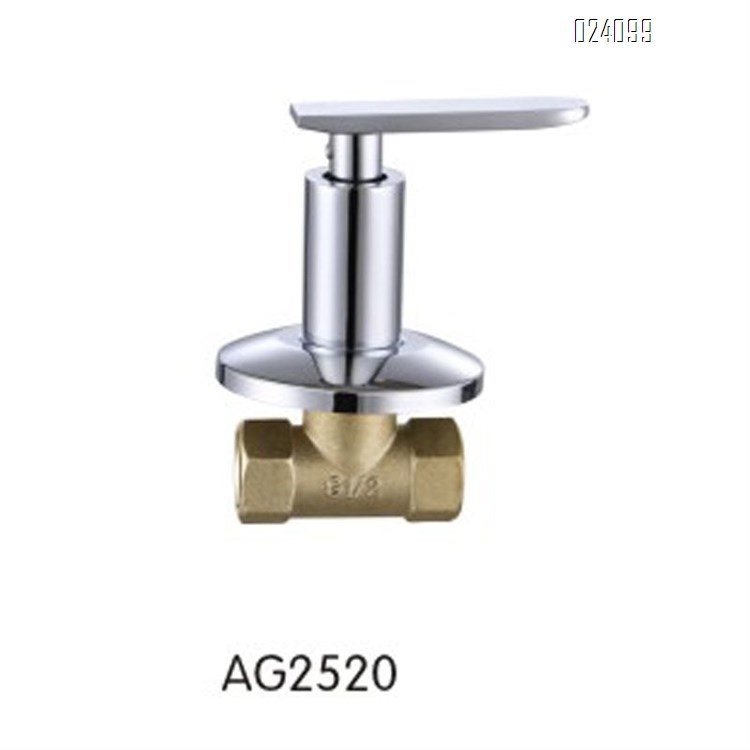 Two-Way Angle Valve Brass Bathroom Toilet Bathroom Water Brass Angle Globe Water Valve